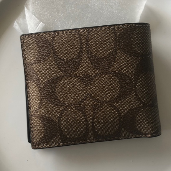 Coach Id billfold wallet signature canvas - Picture 2 of 3